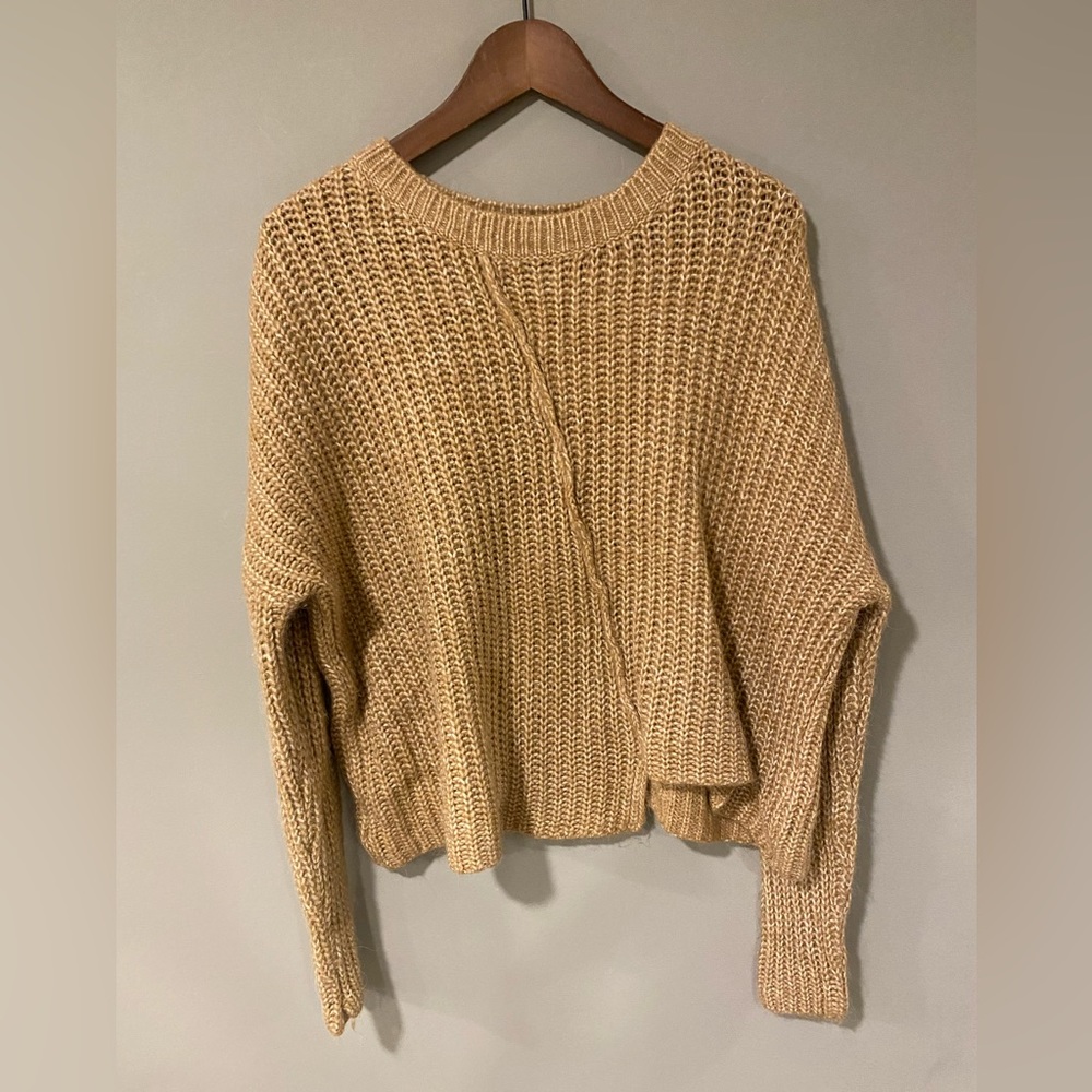 Zara Knit Camel Sweater